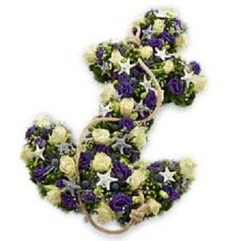 Anker in diverse kleuren speciale rouwvormen Bloemenpaleis Verhagen 